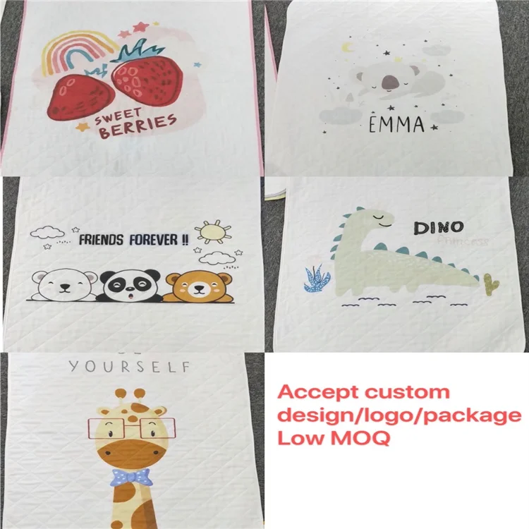 Comfortable Waterproof Portable Urine Mat Baby Reusable Diaper Changing Pad For Home And Travel