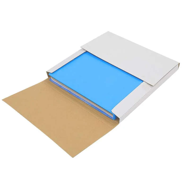 Factory Direct Sale White Vinyl Record LP Shipping Mailer Boxes 12.5*12.5*1 Inch Record Mailers