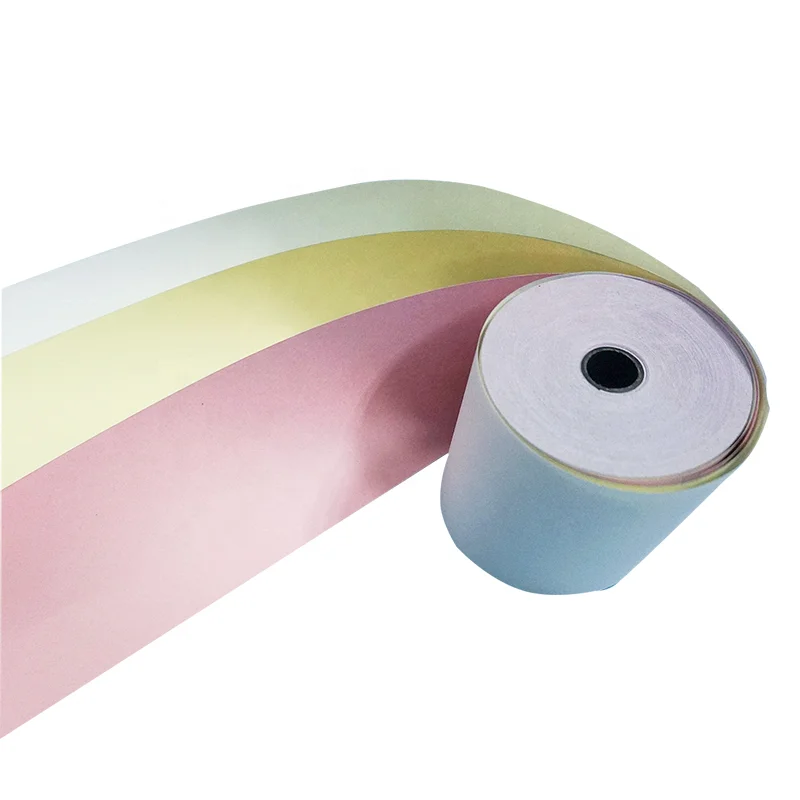 70g CB CFB CF Ncr Carbonless Paper Roll for Cash Register Machine and Invoice Bill Used from China Manufacturer