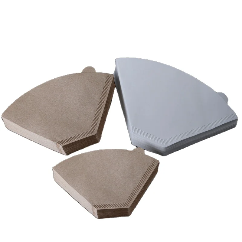 Small MOQ OEM high quality cone shape cotton mix high quality certified coffee paper filter made in Japan