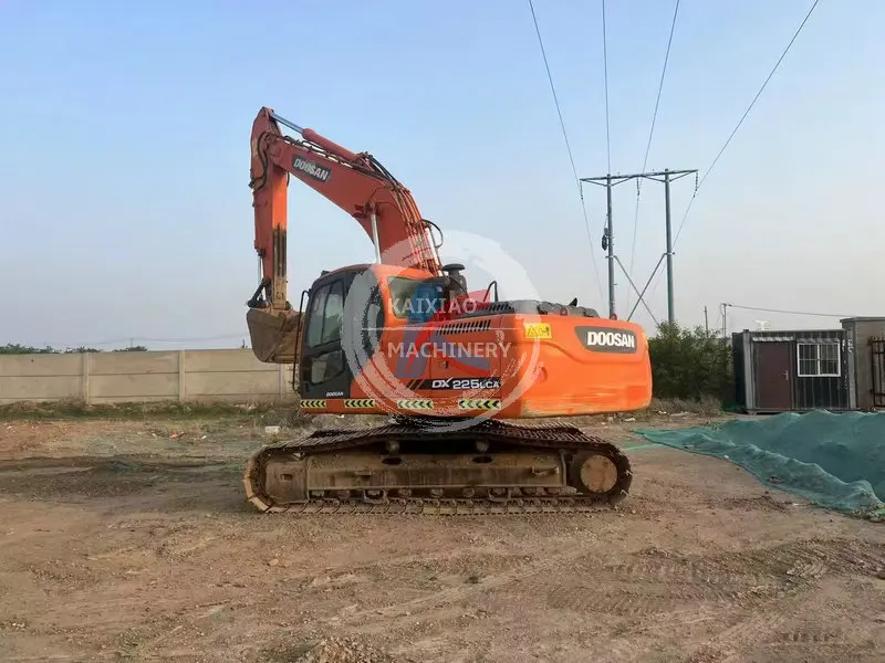 Экскаватор DOOSAN DX225 22 тонны в наличии гусеничный экскаватор гидравлическая машина экскаватор-экскаватор оригинальный Подержанный
