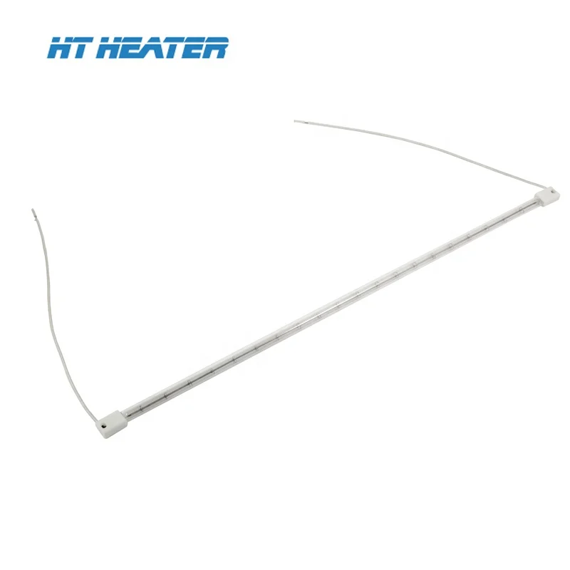 220v 2kw Industrial U type Ruby circular halogen far infrared heater lamp