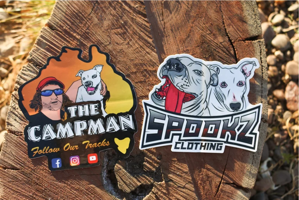 Waterproof Custom Vinyl Brand You Logo Sticker Custom Die Cut Sticker