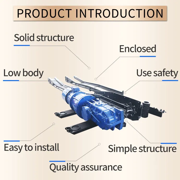 Electric Chain Plate Slat Conveyor Stainless Steel Chain Plate Conveyor Transportation Equipments Coal Mine Scraper Conveyor