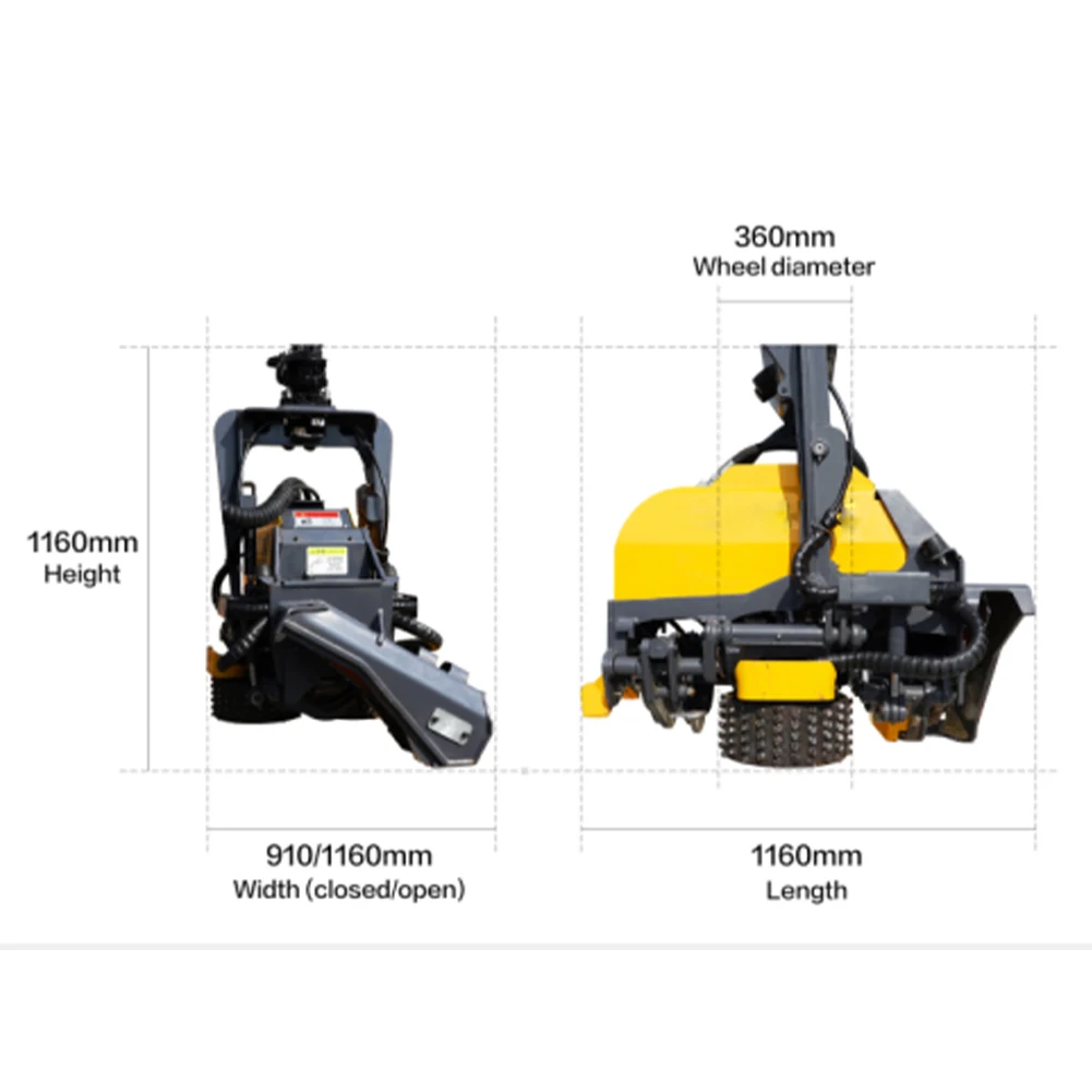 Hydraulic Cutting Tree Cutter Saw Harvester Head for Forest Farm