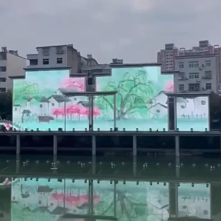 P40 наружный гибкий светодиодный сетчатый дисплей прозрачный светодиод для торгового центра Крытый Открытый