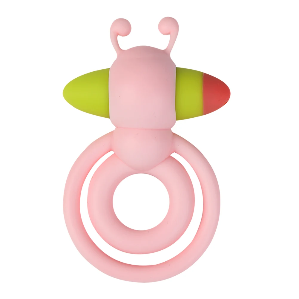 Little Bee Vibrating Sex Ring Medical Silicone Anti-Premature Ejaculation Penis Ring Cock Ring For Men