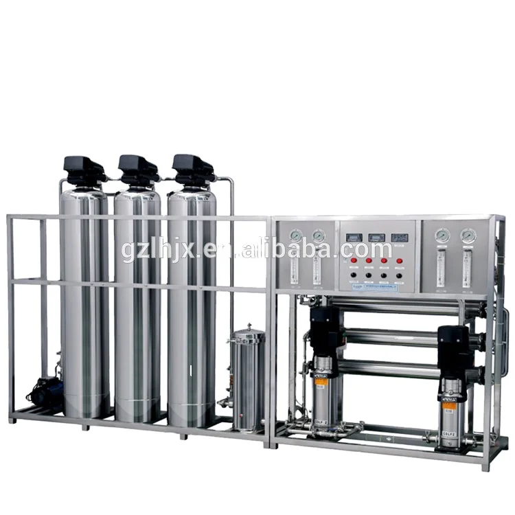 
 Коммерческая вторичная система подачи воды, фильтр с активированным углем и полипропиленовые мембраны фибрила, обратноосмотическая машина, для продажи  