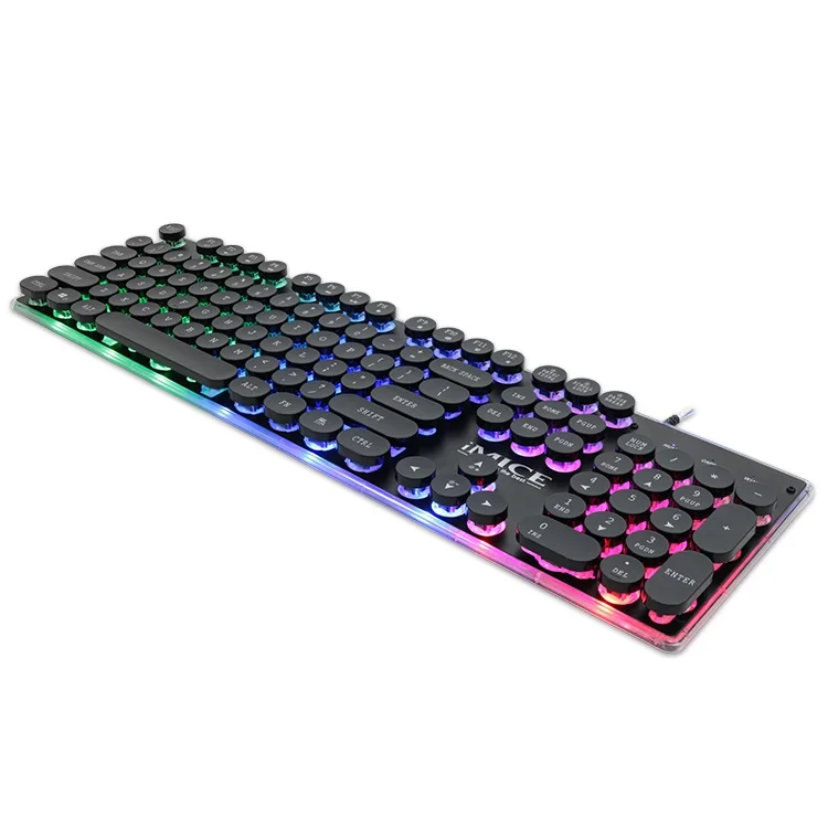 Travelcool AK-700  Ergonomic Apedra Mechanical wired USB gaming computer keyboard led breathing light keybo