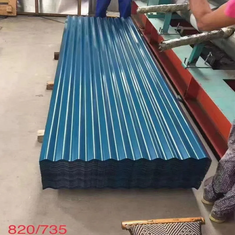 4X8 FT Building Material  Color Galvanized Steel Roof Sheets