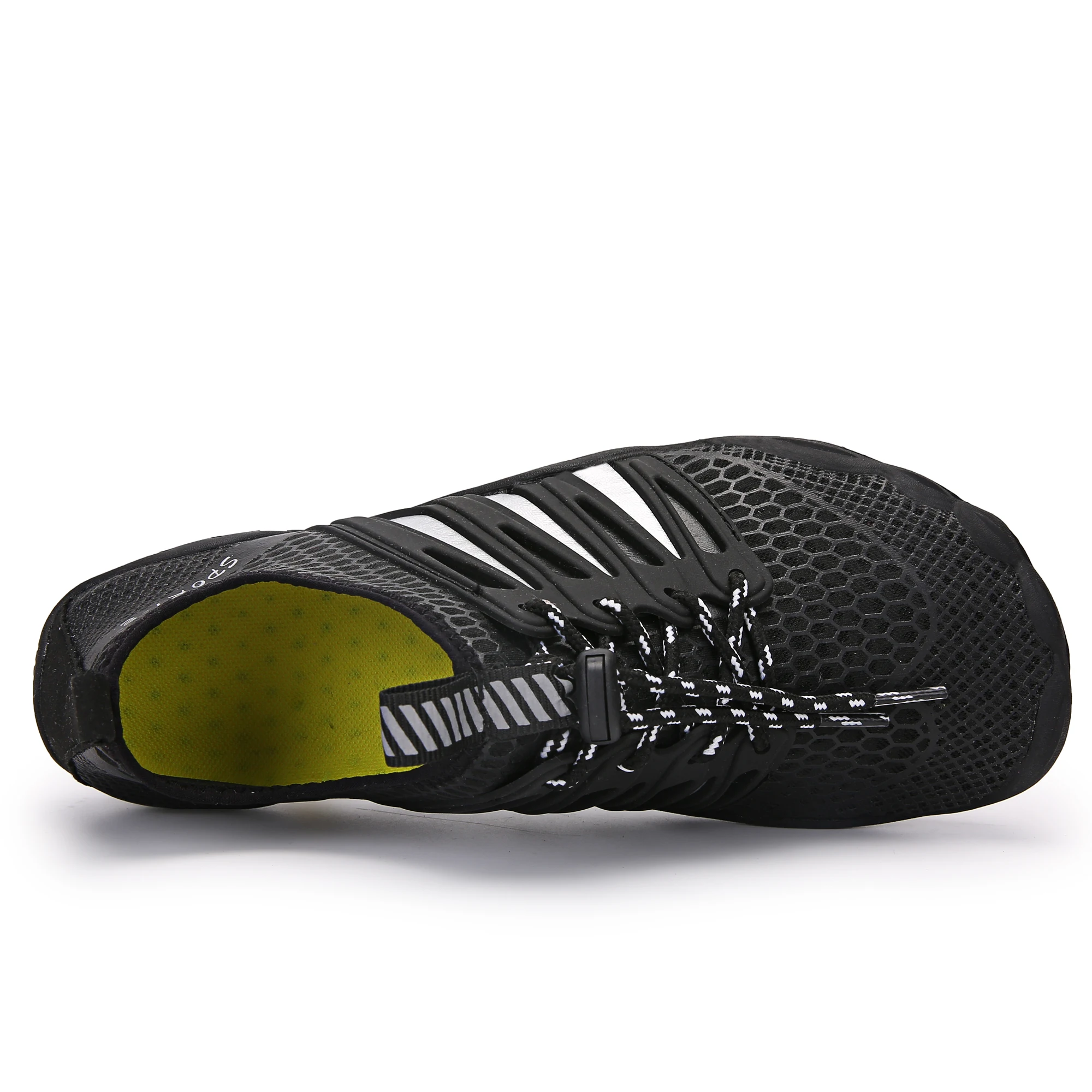 2021 Hot sales air layer fabric hole rubber outsole seashore beach walking wading shoes