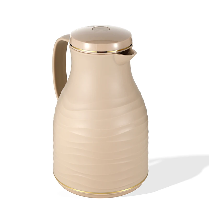 Keep Hot and Cold 1.0L  Double wall vacuum glass inner plastic water kettle