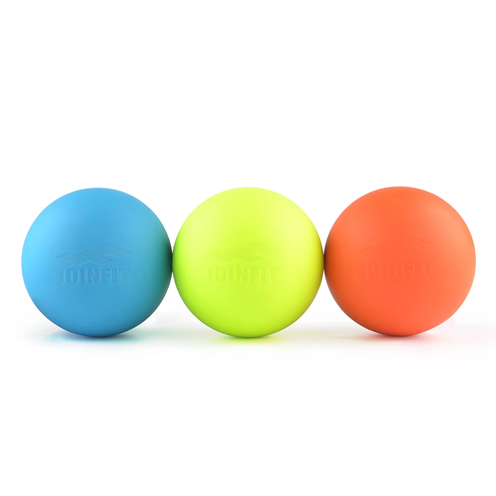 High Density Silicone rubber lacrosse massage ball with logo