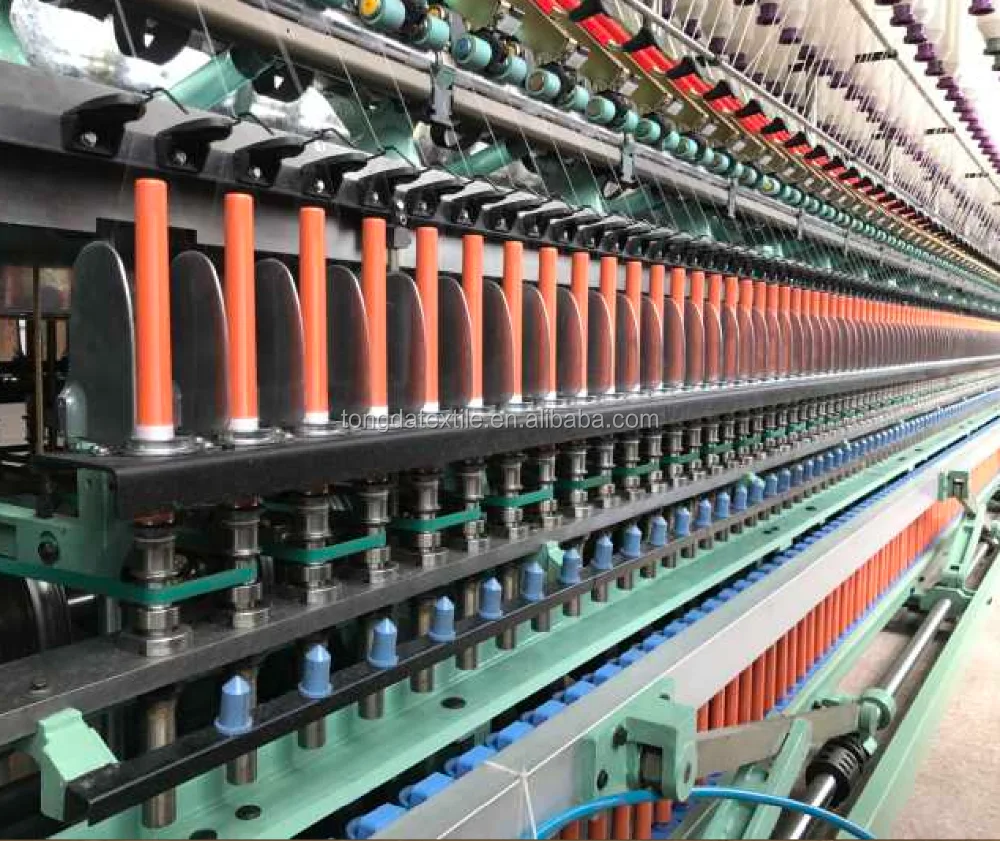 Ring spinning machine with automatic doffer system 1008 spinning frame