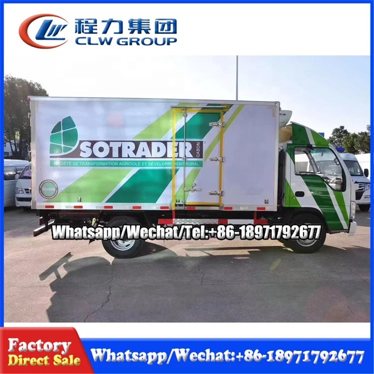 China Factory Price ISUZU 4X2 New Condition Diesel Fuel Refrigerated Truck For Sale