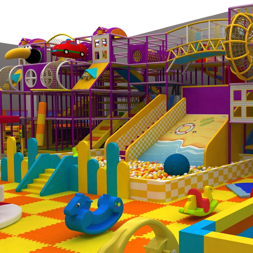 Детская мягкая игровая зона на заказ, крытая игровая площадка джунглей из ПВХ-пены