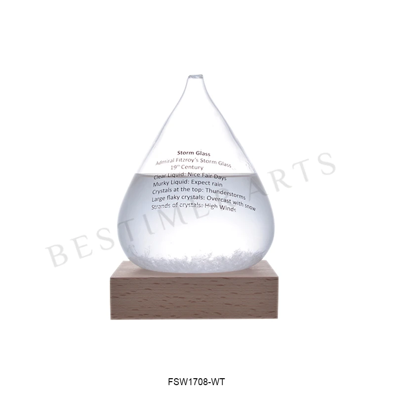 Красочный Storm стекло погоду Predictor/Погодная станция с Storm стекло барометр для дома и офиса