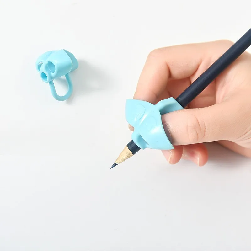Silicone Posture Writing Pencil Grips Kids Pencil Sleeve Cover Holder Kids  Pen corrector posture correcting pencil sleeve