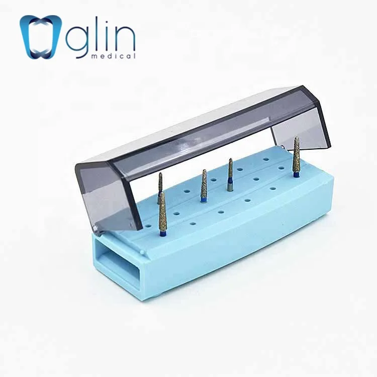 Dental Instrument Box Dentel Silicon Rubber For Polishing Bur Low Price Dental Disinfection Box Holder