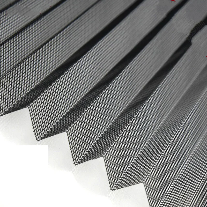 Pleated mesh