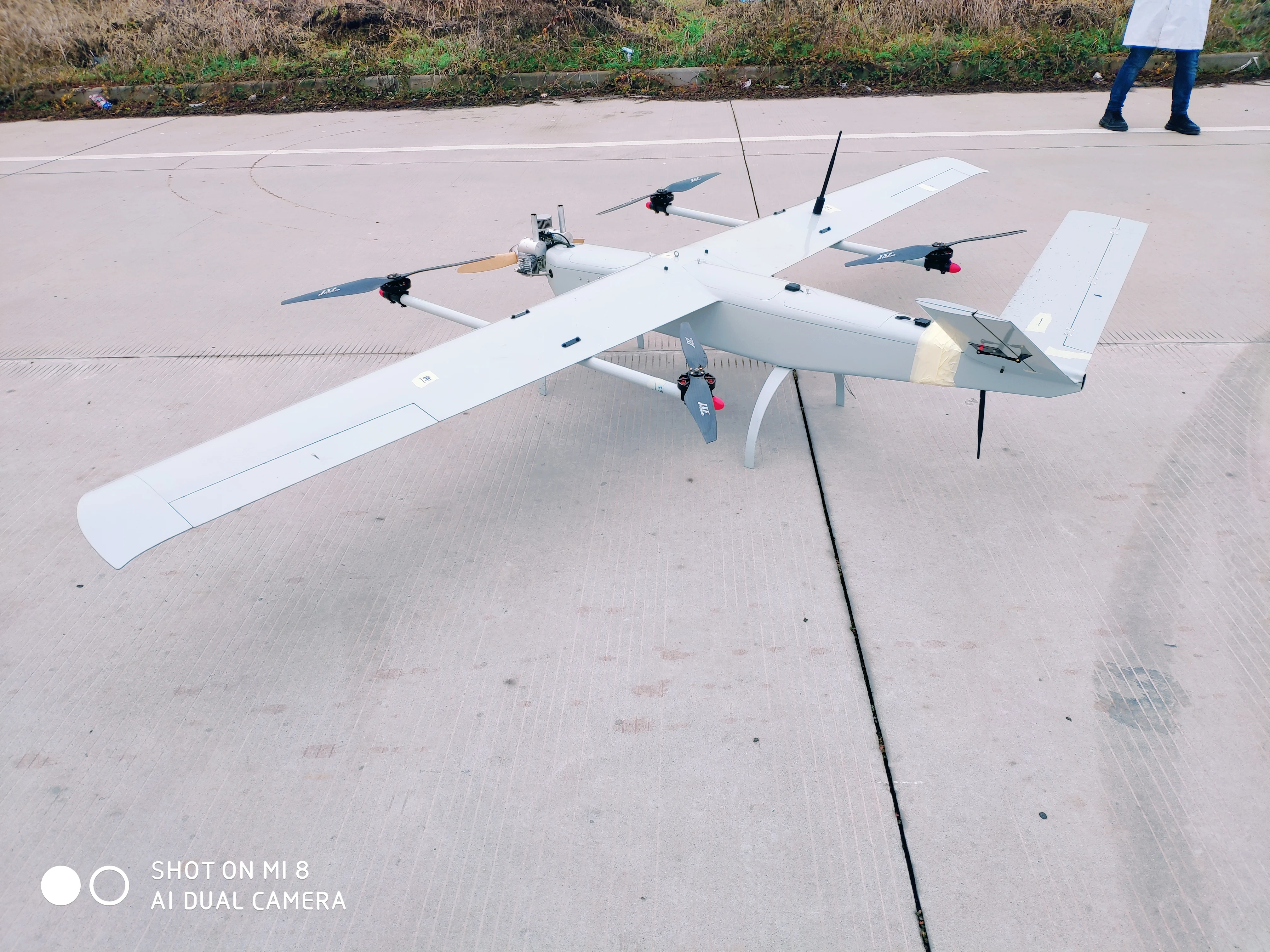 YFT-CZ35 VTOL Гибридный Бла (беспилотный летательный аппарат для профессионального наблюдения с большим радиусом Drone