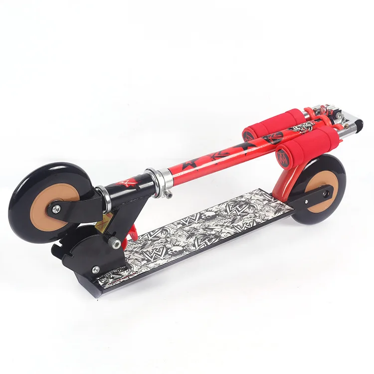hot sell 125mm PVC light wheels off road kick scooter