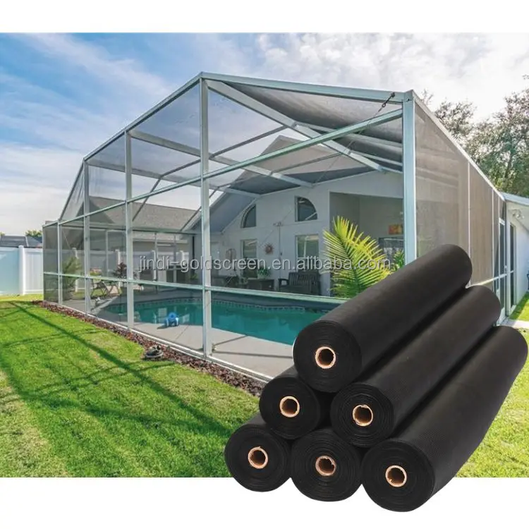 JINDI 8-ft x 25-ft угольный экран из стекловолокна сетка для бассейна и патио