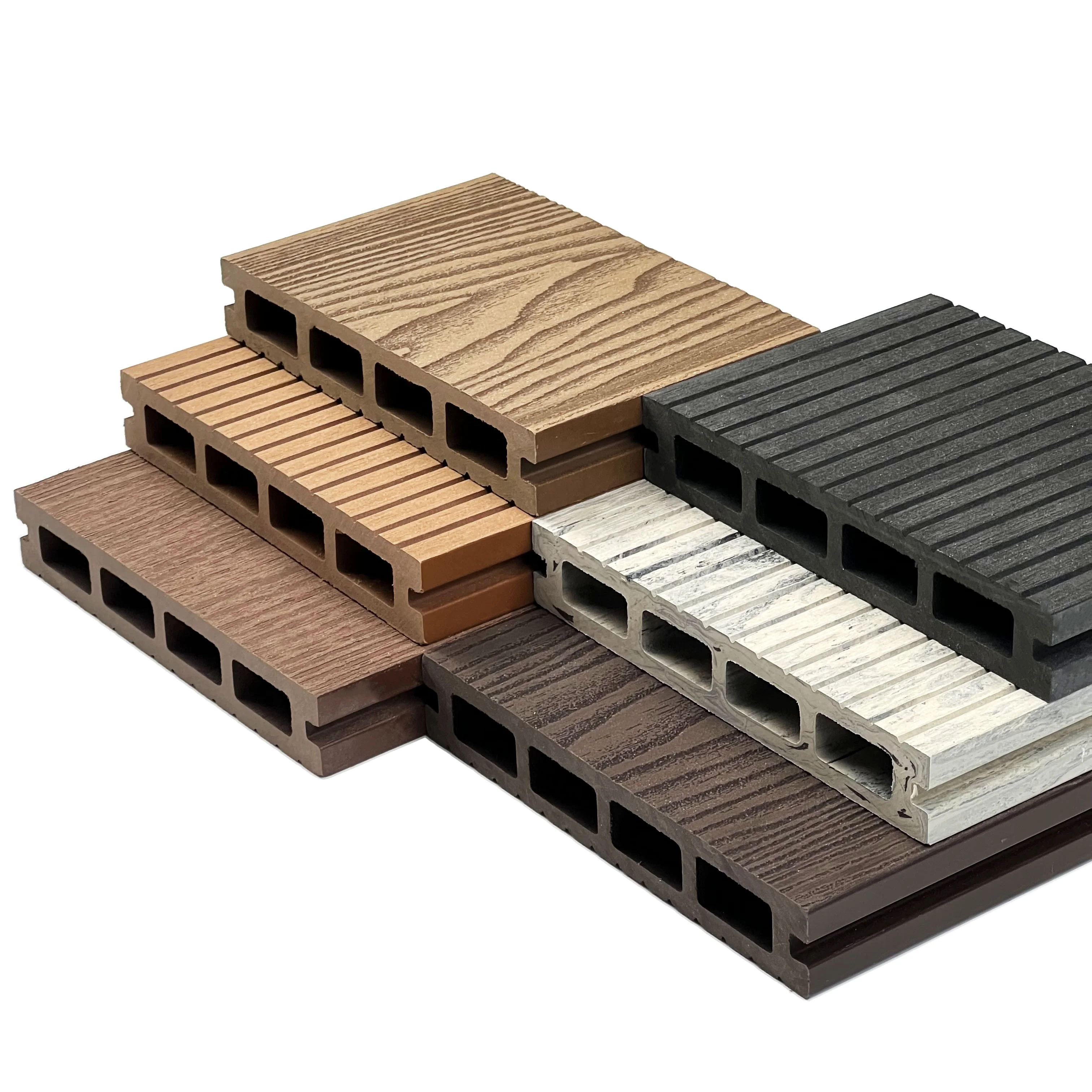 Popular decking waterproof  outdoor use hollow WPC Wood Plastic Composite Decking  wpc deck