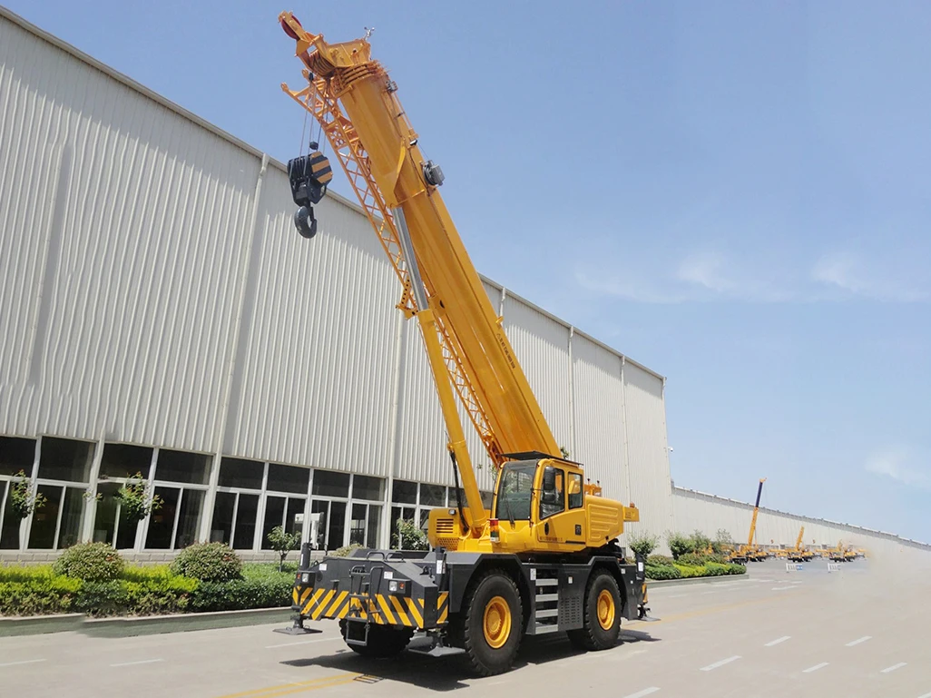 Brand New 50ton Mobile Rough Terrain Crane Heavy Hydraulic Lifting RT50