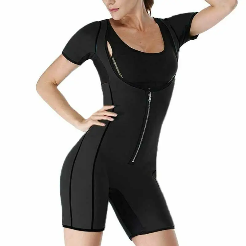 New Fashion Tank Tops Corset Sauna Zipper Vest Weight Loss Slimming Body Gym Shaper Shirt