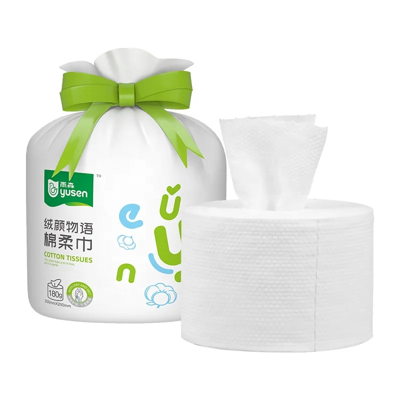 Non Woven Face Towel Facial Cotton Tissue Makeup Remover Disposable Washcloth Cleansing Dry Wipes