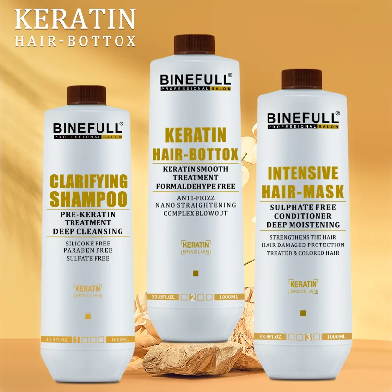 sulfate silicone paraben free deeping cleansing pre keratin clarifying shampoo