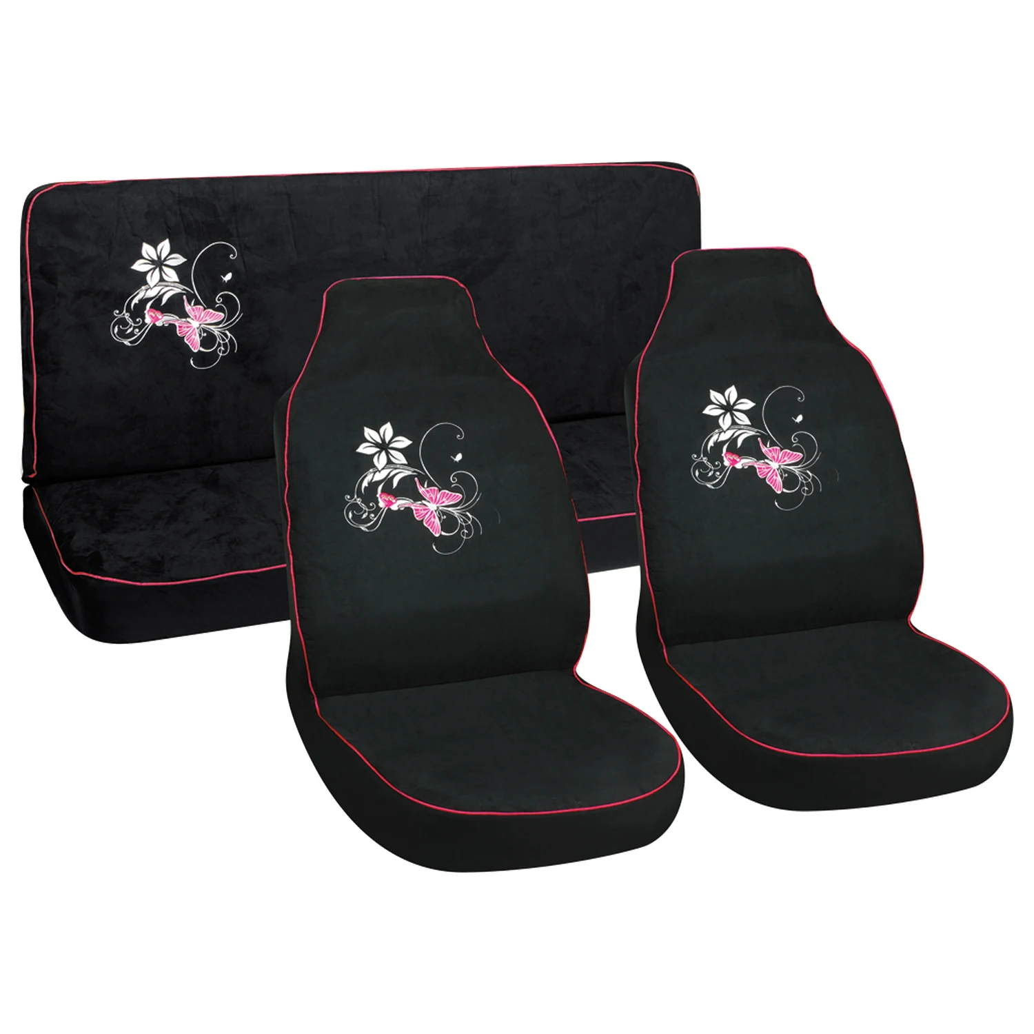 Fabric with embroidery universal car seat cover luxury car seats cover car accessories seat covers