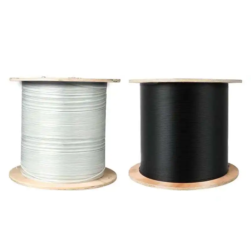 Самонесущая стальная проволока для наружного использования FRP G657 FTTH Drop fiber Optica 2 4 1 жильный волоконно-оптический
