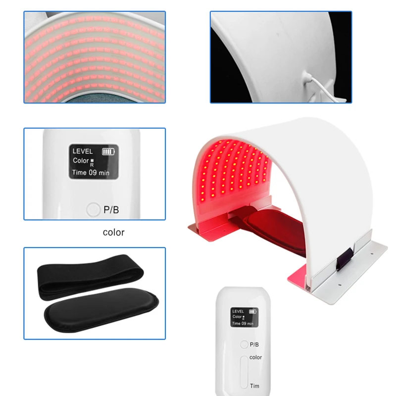 Portable 7 IN 1 Light Color Body Led Red Light Therapy 240pcs Lamp Skin Rejuvenation Facial Beauty