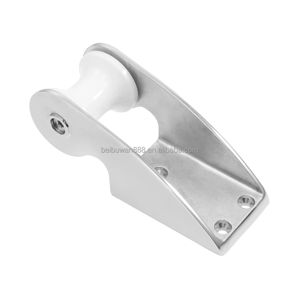 Bow Anchor Roller Stainless Steel 316 marine grade Heavy Duty Boat Bow Anchor Rubber Roller