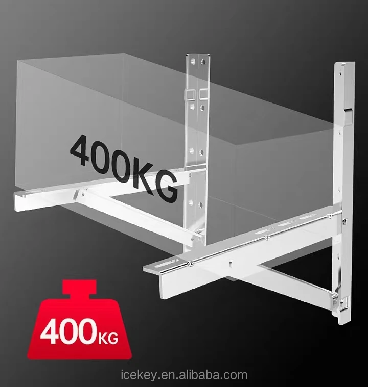 AC bracket HVAC Wall AC support split mounting angle folding AC Bracket for air conditioner outdoor support