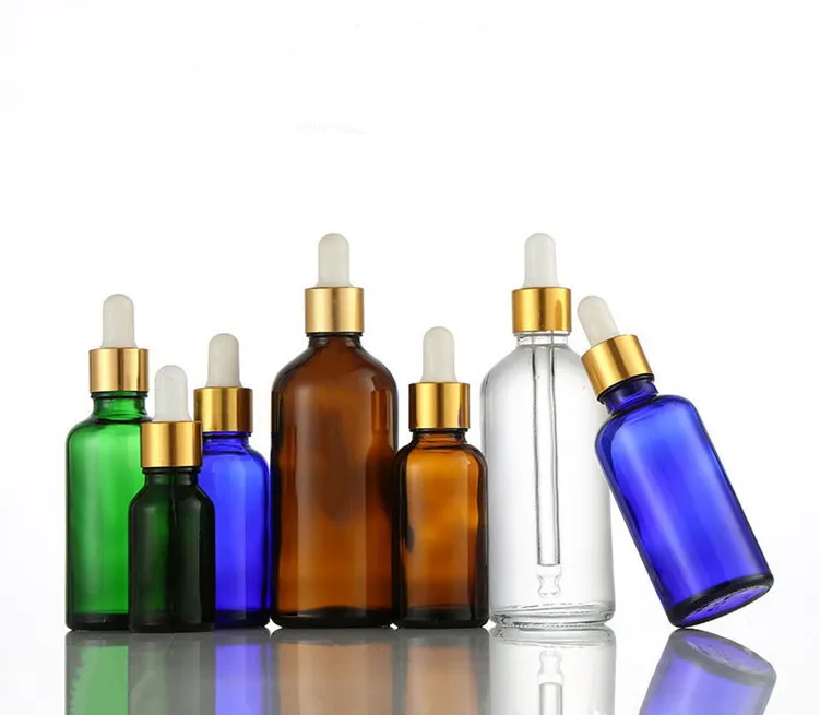 Factory Produced Wholesale Empty Dropper Bottle Amber Essential Oil Glass