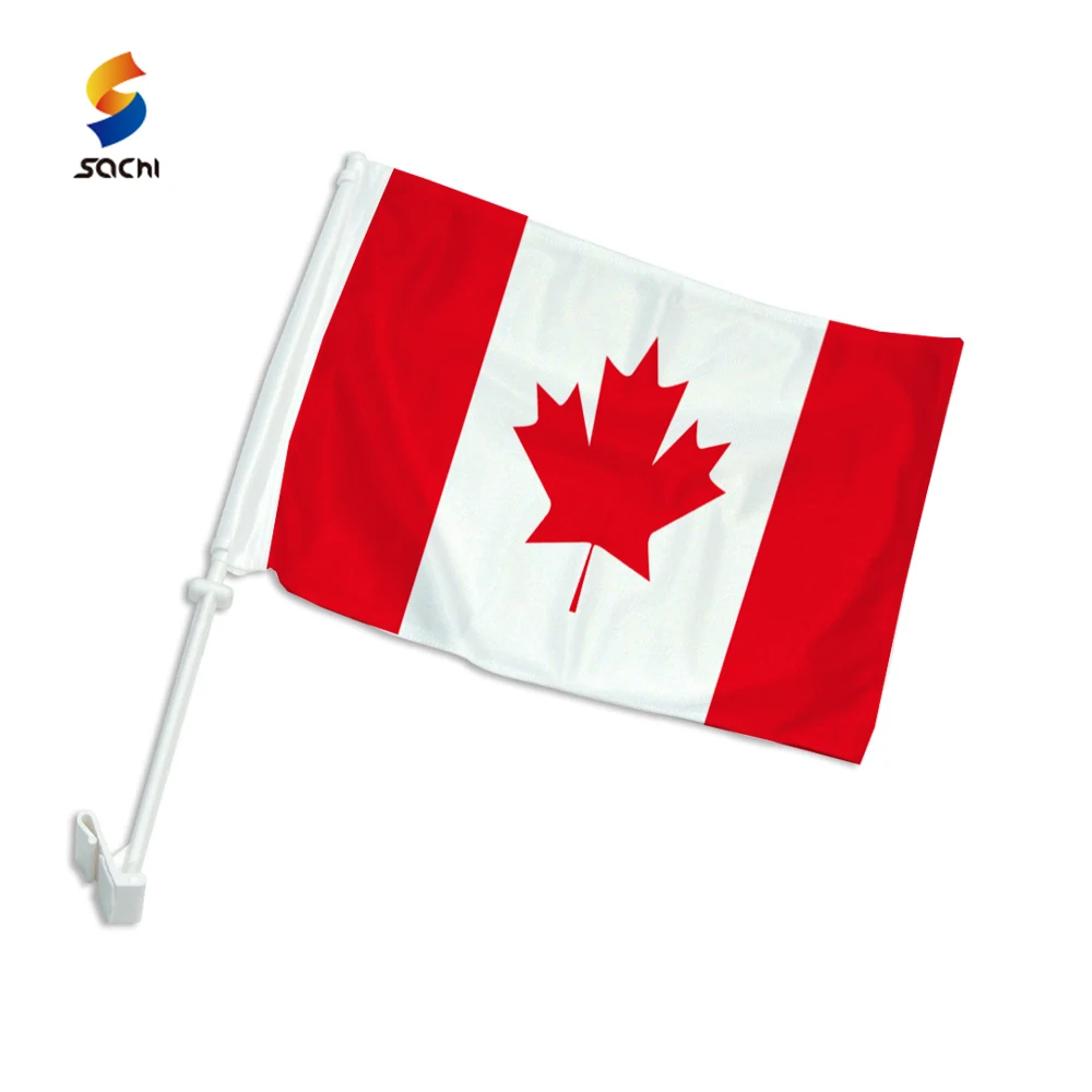 magnetic car flag canada car flag window party car foil flag window