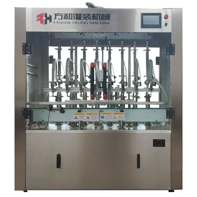 Four Head Factory Price Fully Automatic Bottle Liquid Brake Lubricant Lubricating Engine Lube Oil Line Paste Piston Filling Mach