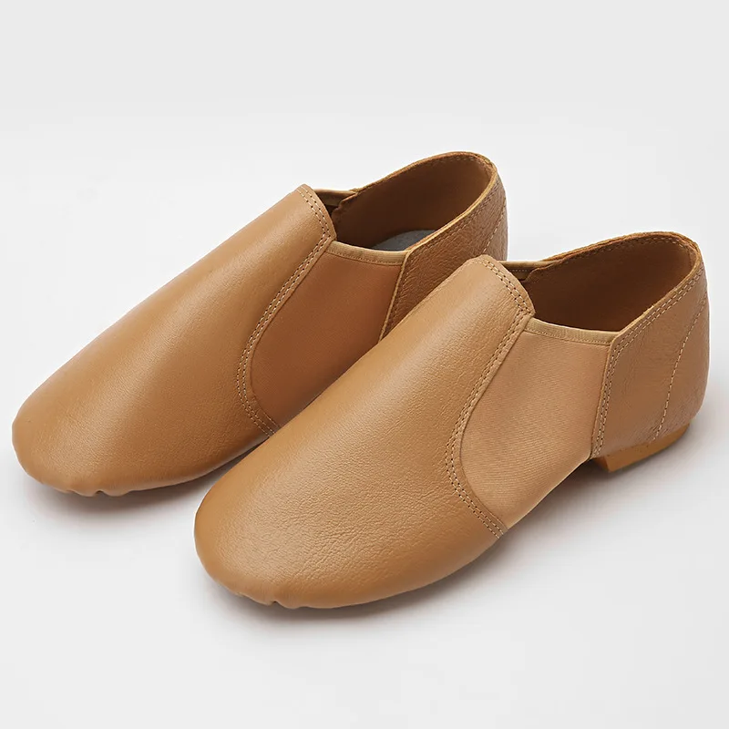 Girls Adult Dance Jazz Dance Ballet Indoor Anti slip Soft Sole Breathable High Quality Cowhide Teacher Shaped Shoes