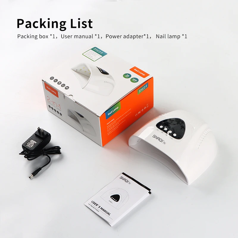 T5 Hot Sale Product Nail Dryer 48w UV Nail Lamp UV Gel Nail Curing Lamp Light Dryer White Led UV Lamp Rohs Color