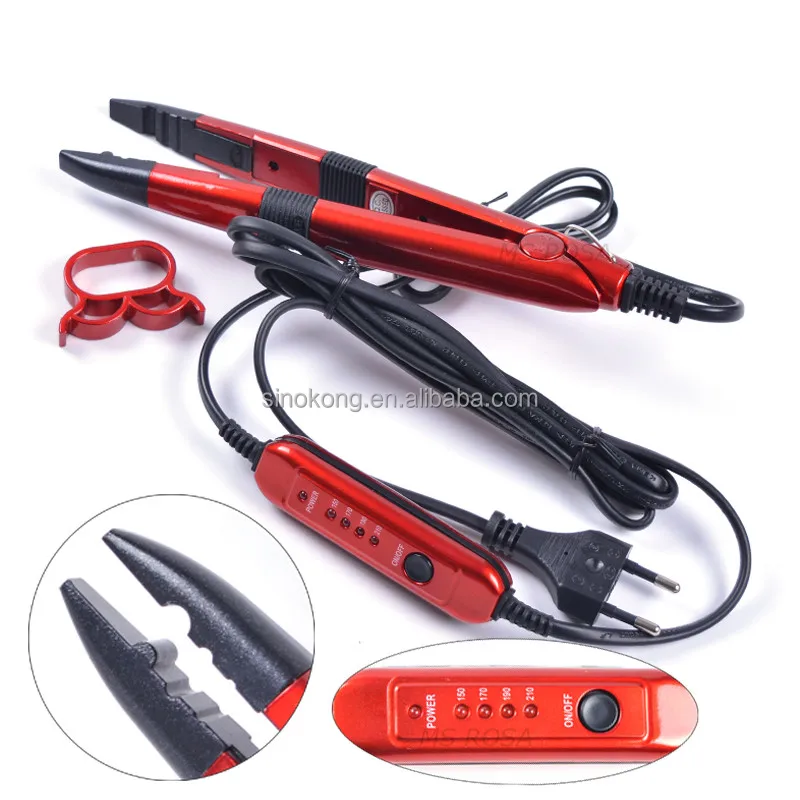 Hair Fusion Extension Iron EU Plug 100~200 Degree Centigrade Hair Extension Machine Keratin Hair Extension Tools
