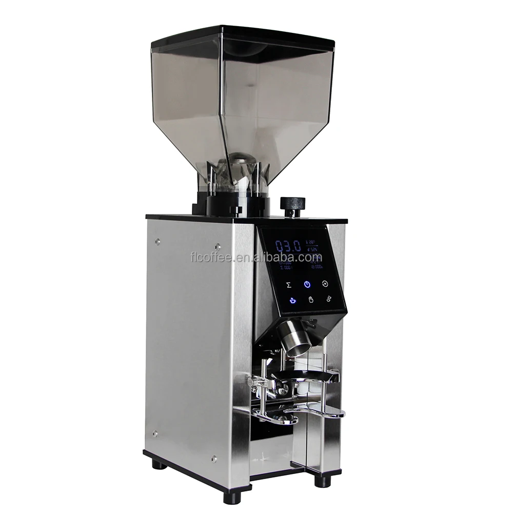 Design Stainless Electric Coffee Bean Grinder Steel Stainless/secc+carbon Fiber Cover 2023 Popular New 2pcs Molino De Cafe 350