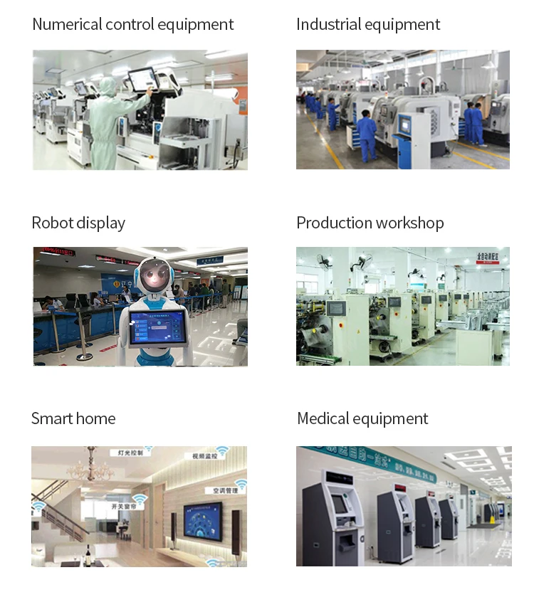 Oem 15.6 Inch Embedded Industrial Control Computer All In One Pc  For Industrial Automation