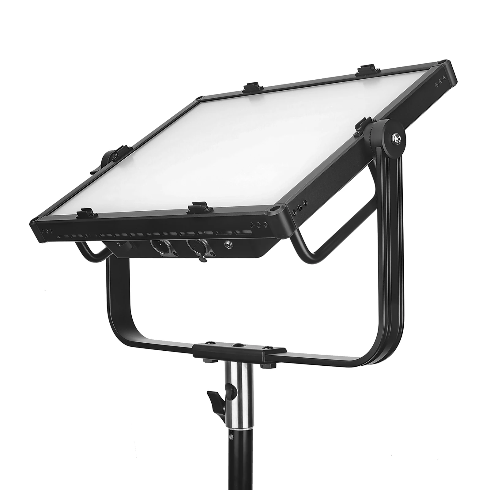 LUXCEO 100W FL100R 2000K 10000K RGB Full Color DMX App Control Continuous Output Bowens Mount Studio Spot Panel LED Video Light