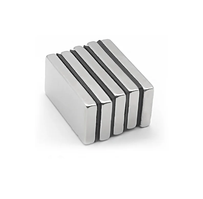 N35 N52 Strong 40*20*5mm Block NdFeB Permanent Neodymium Monopole Magnet for Sale