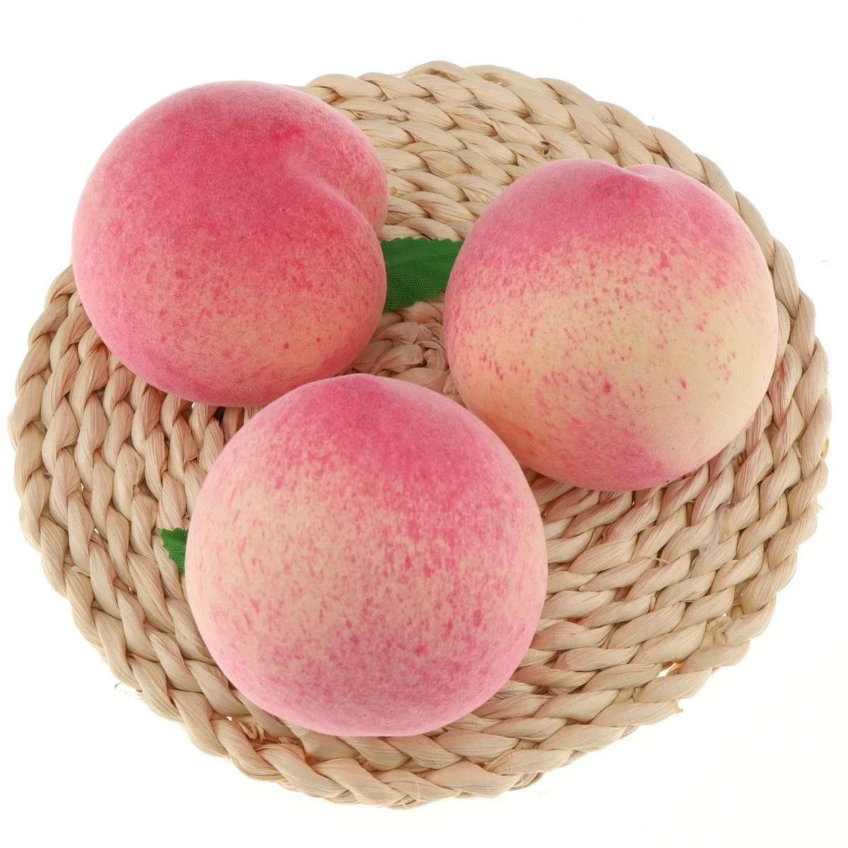 
Wholesale Price Artificial Peach Decoration Fake Fruit Lifelike Decorative Model Home Party Christmas Display 