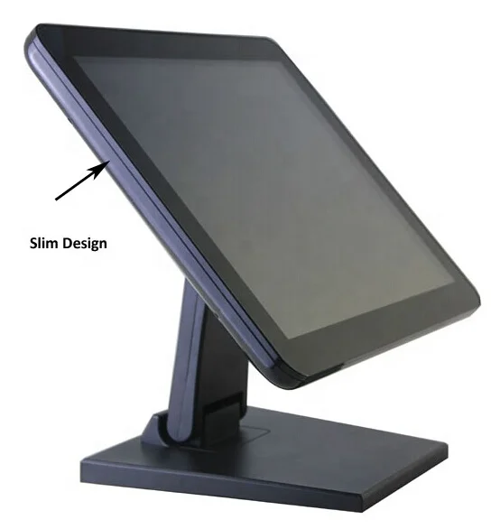 Factory Price 12.15 15.6 17 inch VGA USB  Plastic case  Ture Flat 10 point  Capacitive Touch Screen Monitor