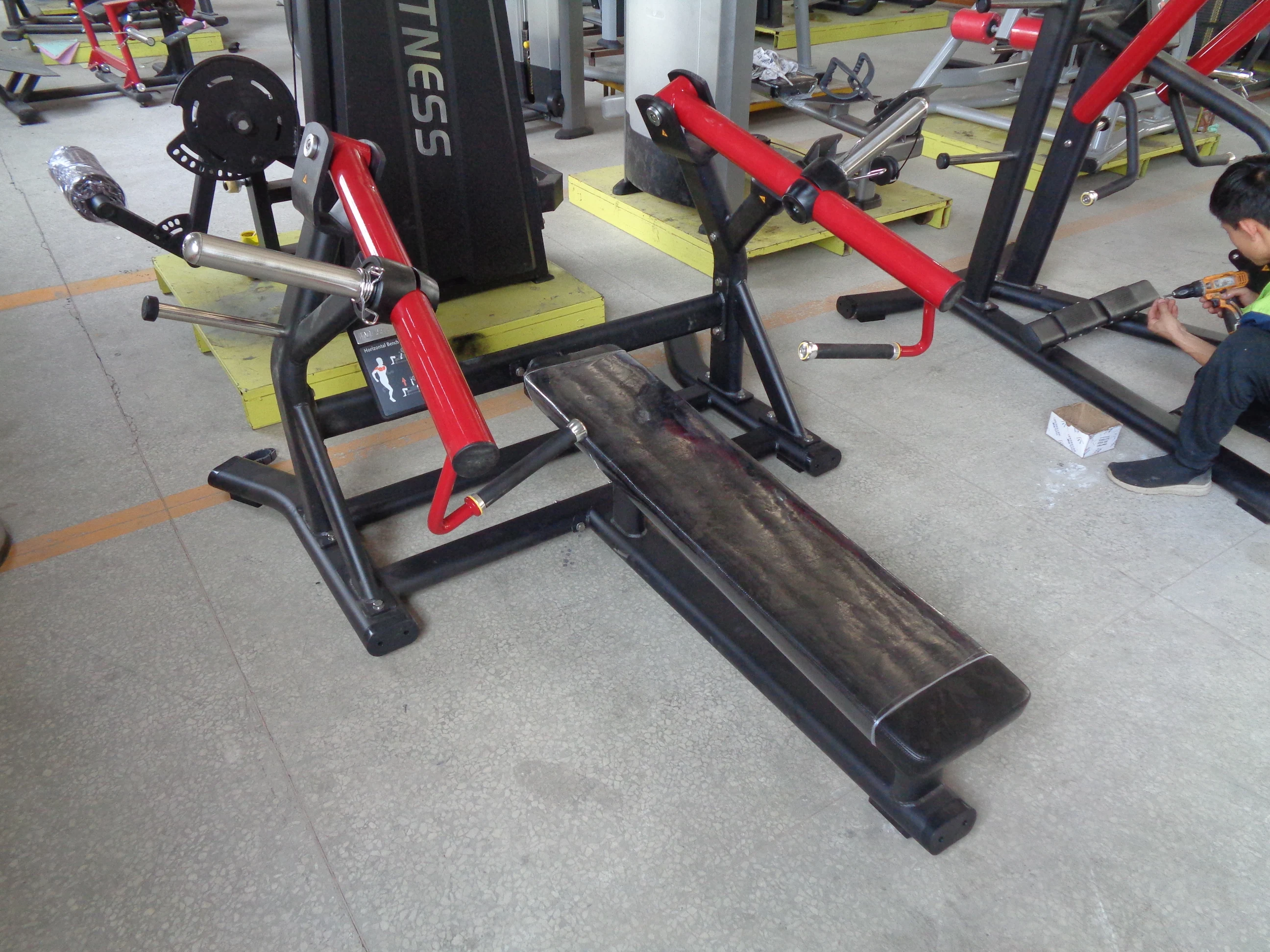 Low Price Commercial Gym Equipment Weight Lifting Fitness Gym Machines Horizontal Bench Press for Training
